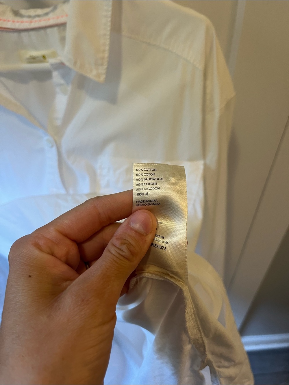 Maeve Anthropologie White 100% Cotton Shirt Dress Size XL - Picture 3 of 6
